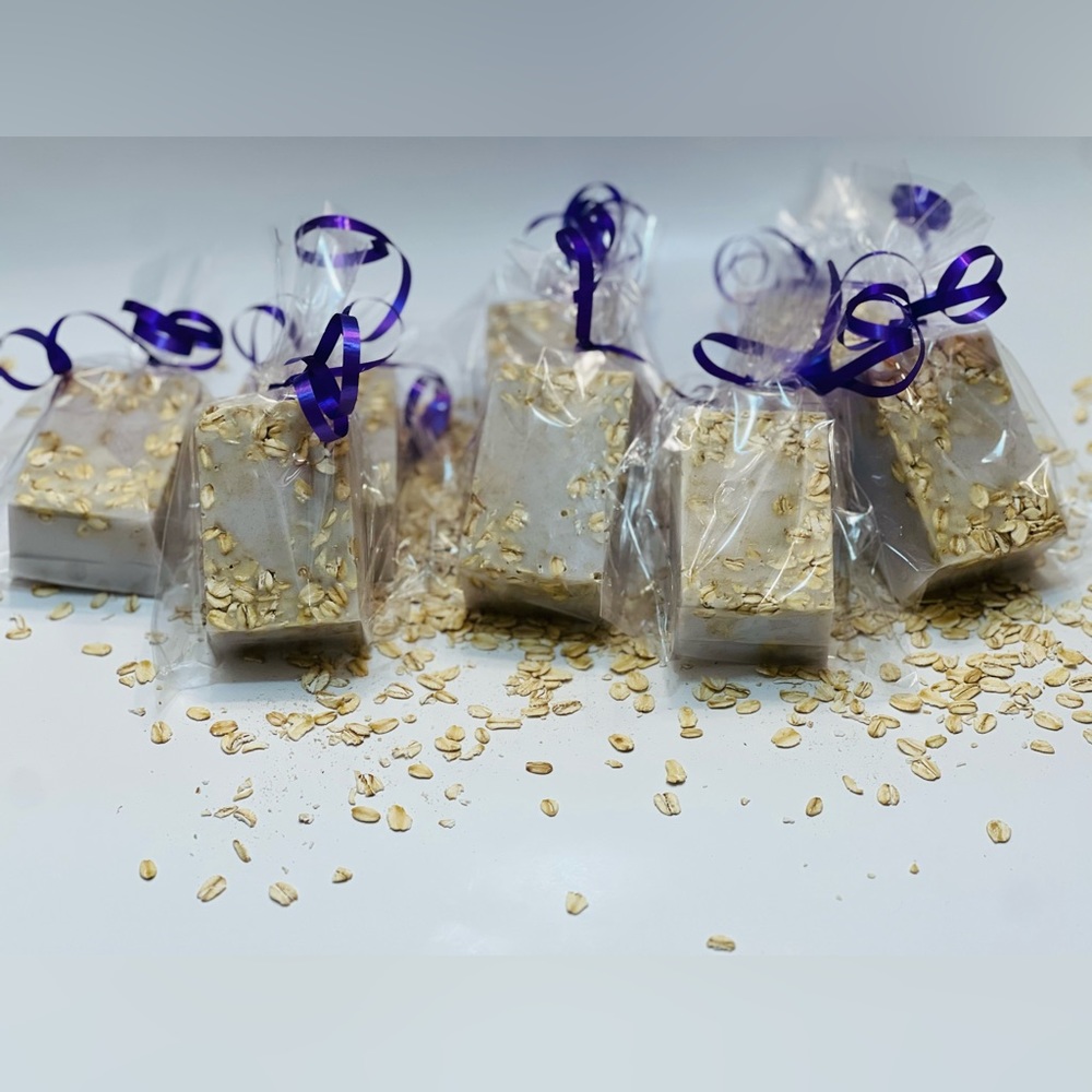 Jasmine and oatmeal bar soap.